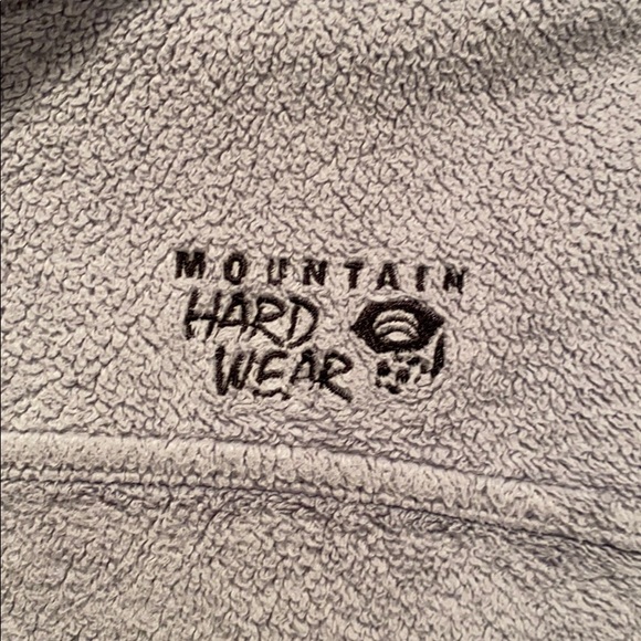 Mountain Hardwear zip up fleece jacket outerlayer unlined collared neck pockets - Picture 3 of 7